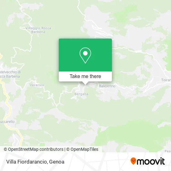 Villa Fiordarancio map