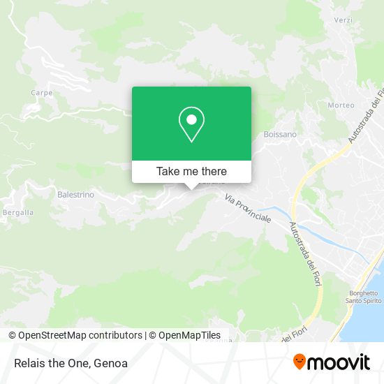 Relais the One map