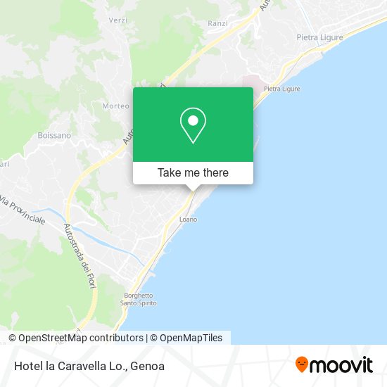 Hotel la Caravella Lo. map