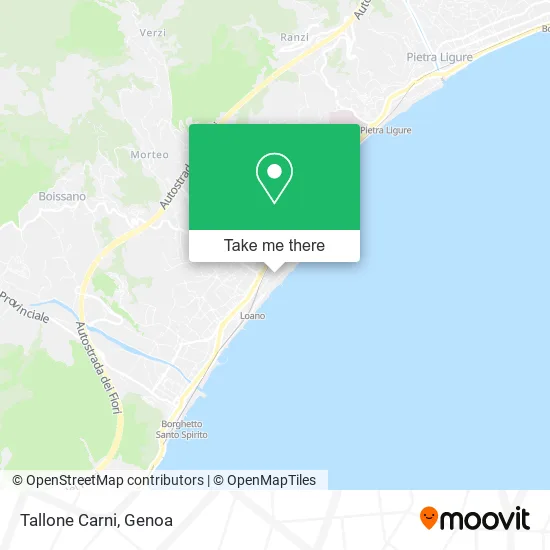 Tallone Carni map