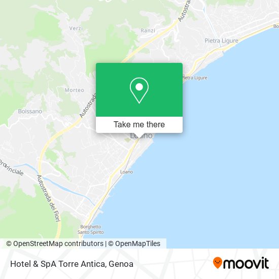 Hotel & SpA Torre Antica map