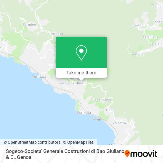 Sogeco-Societa' Generale Costruzioni di Bao Giuliano & C. map