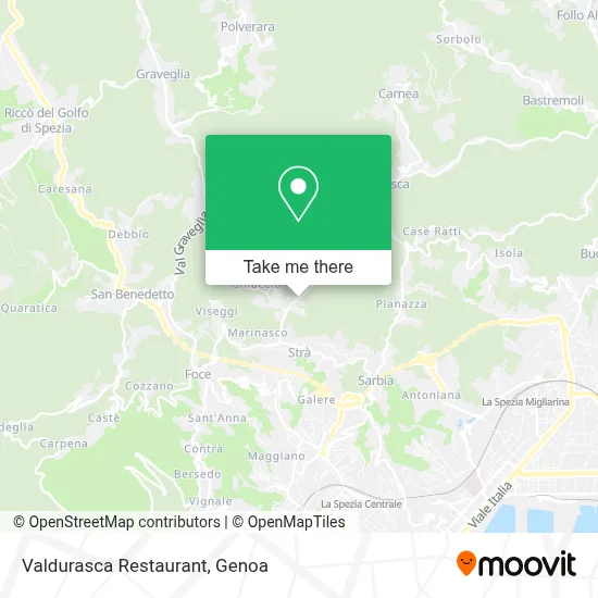 Valdurasca Restaurant map