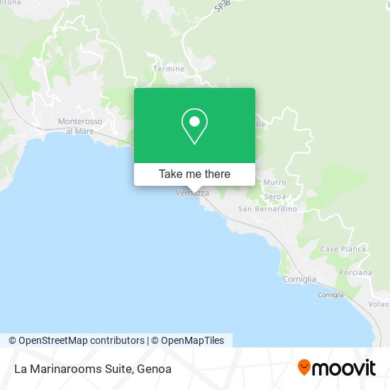 La Marinarooms Suite map