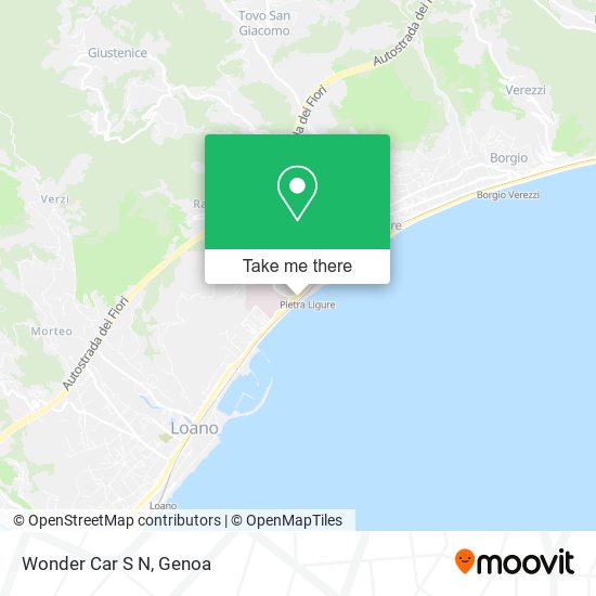 Wonder Car S N map