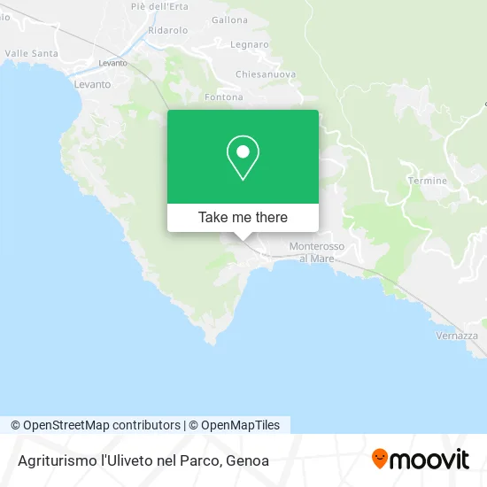 Agriturismo l'Uliveto nel Parco map