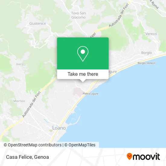 Casa Felice map