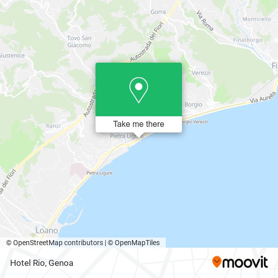 Hotel Rio map