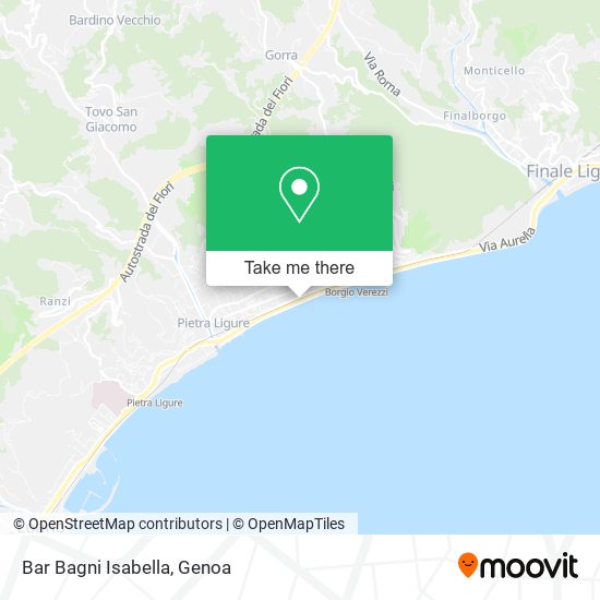 Bar Bagni Isabella map