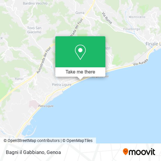 Bagni il Gabbiano map
