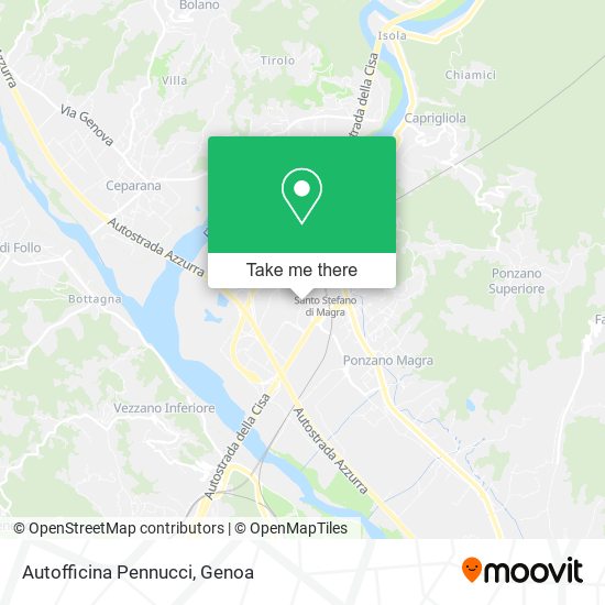 Autofficina Pennucci map