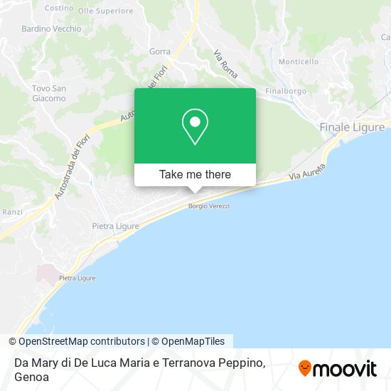 Da Mary di De Luca Maria e Terranova Peppino map