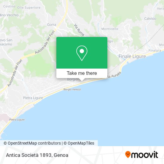 Antica Società 1893 map