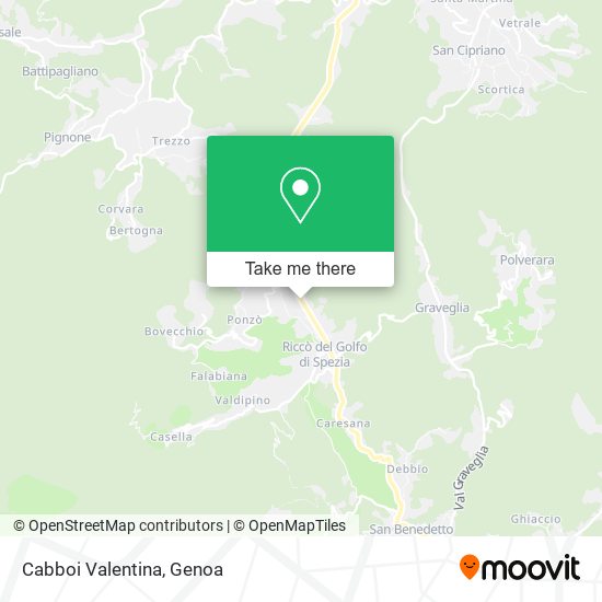 Cabboi Valentina map