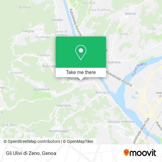 Gli Ulivi di Zeno map
