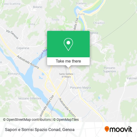 Sapori e Sorrisi Spazio Conad map