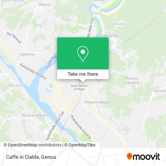 Caffè in Cialde map