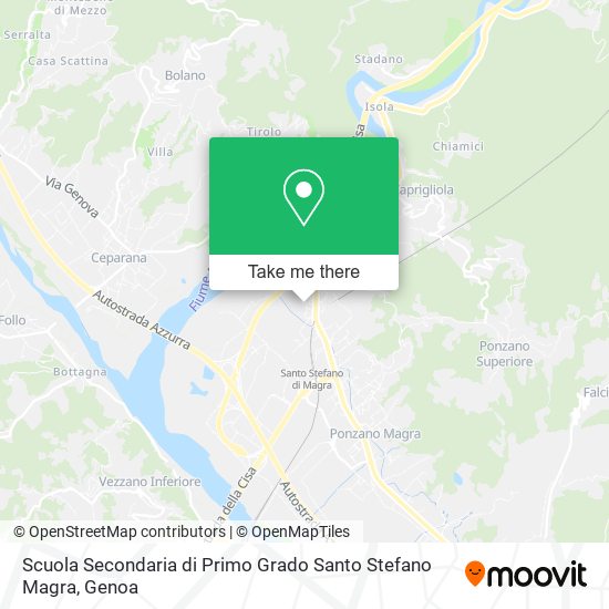 Scuola Secondaria di Primo Grado Santo Stefano Magra map