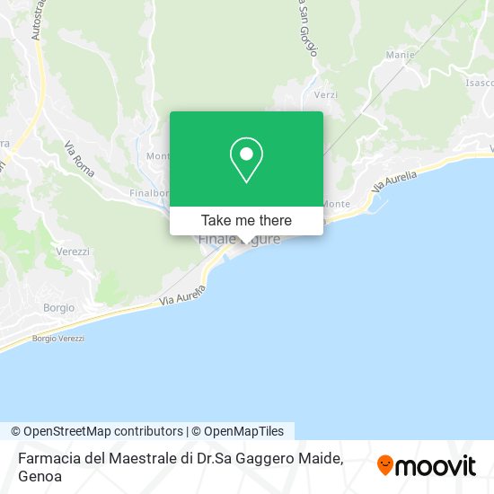 Farmacia del Maestrale di Dr.Sa Gaggero Maide map