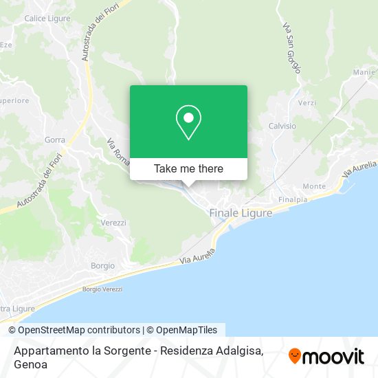 Appartamento la Sorgente - Residenza Adalgisa map