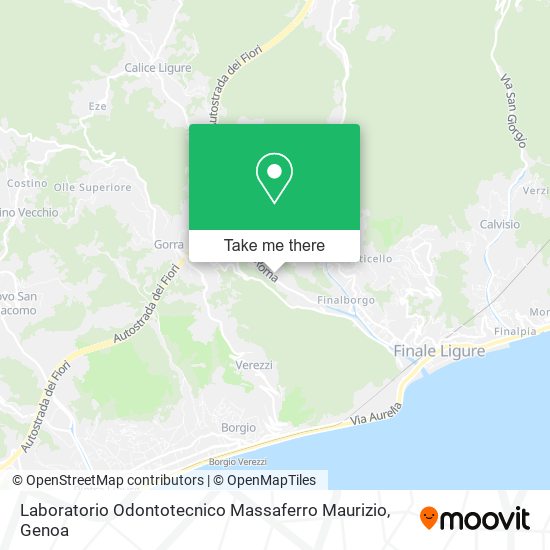 Laboratorio Odontotecnico Massaferro Maurizio map