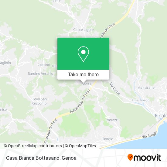 Casa Bianca Bottasano map