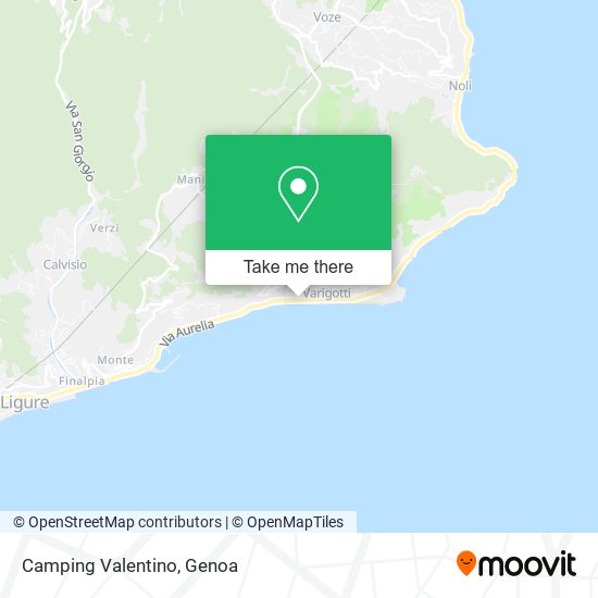 Camping Valentino map