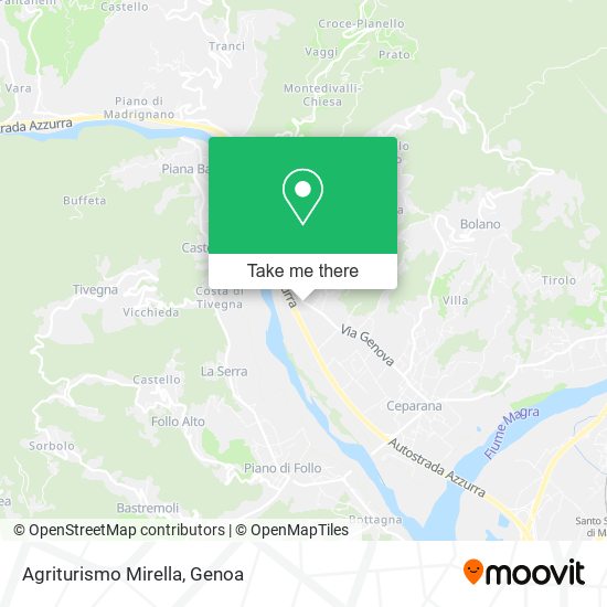 Agriturismo Mirella map