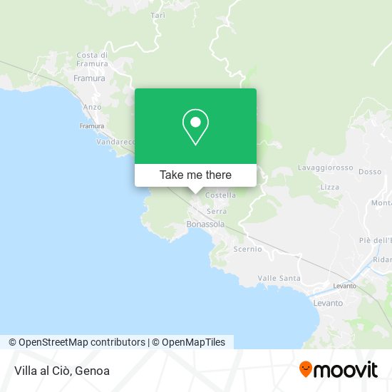 Villa al Ciò map