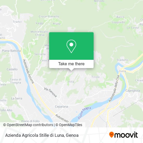 Azienda Agricola Stille di Luna map