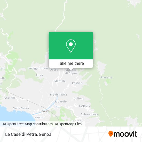 Le Case di Petra map