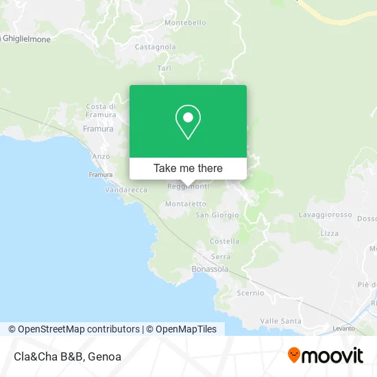 Cla&Cha Bed and Breakfast map