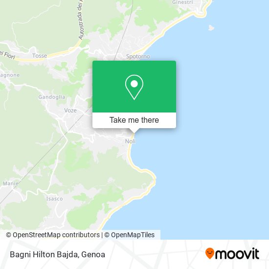 Bagni Hilton Bajda map