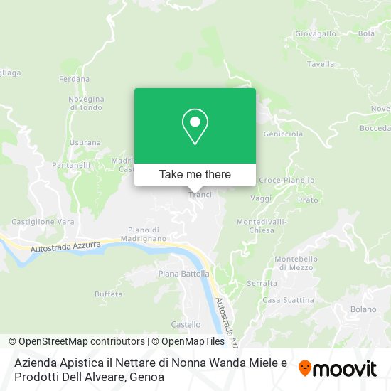 Azienda Apistica il Nettare di Nonna Wanda Miele e Prodotti Dell Alveare map