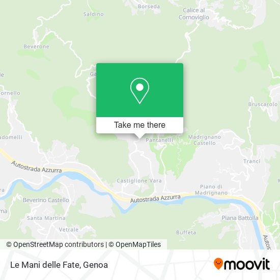 Le Mani delle Fate map