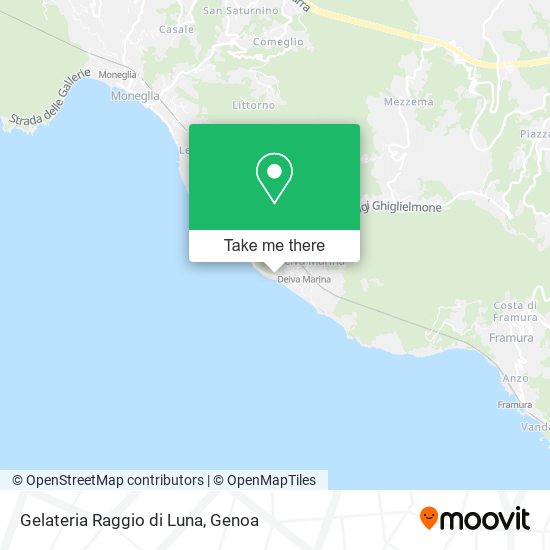 Gelateria Raggio di Luna map