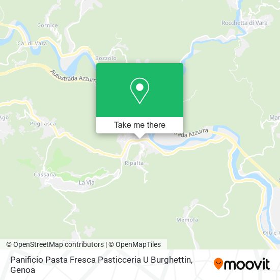 Panificio Pasta Fresca Pasticceria U Burghettin map