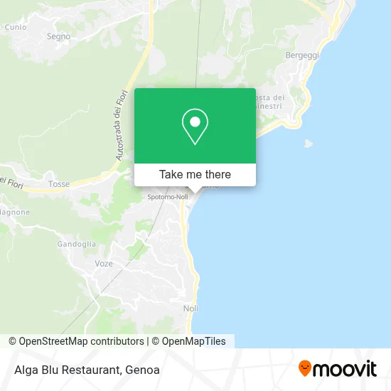 Alga Blu Restaurant map