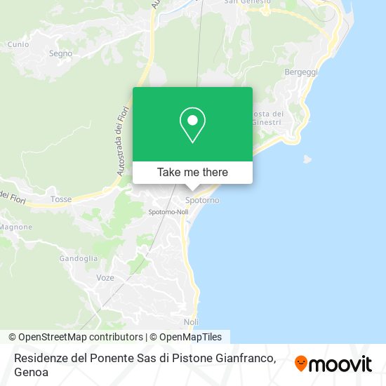 Residenze del Ponente Sas di Pistone Gianfranco map