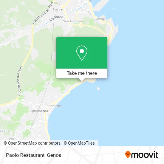 Paolo Restaurant map