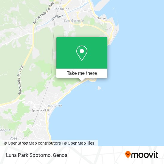 Luna Park Spotorno map