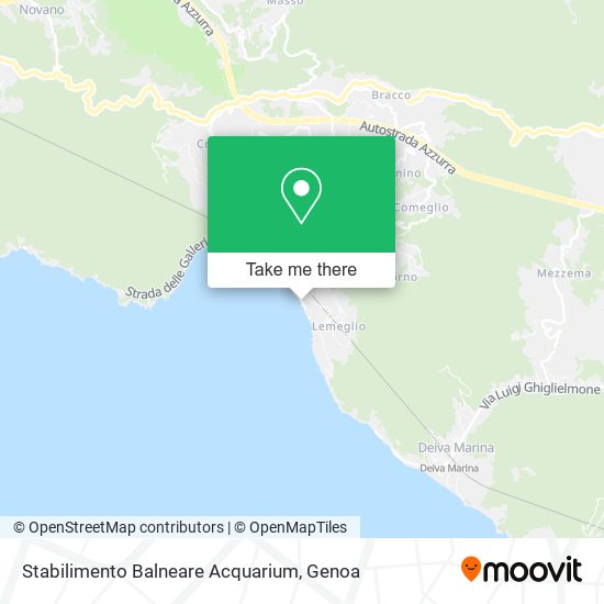Stabilimento Balneare Acquarium map