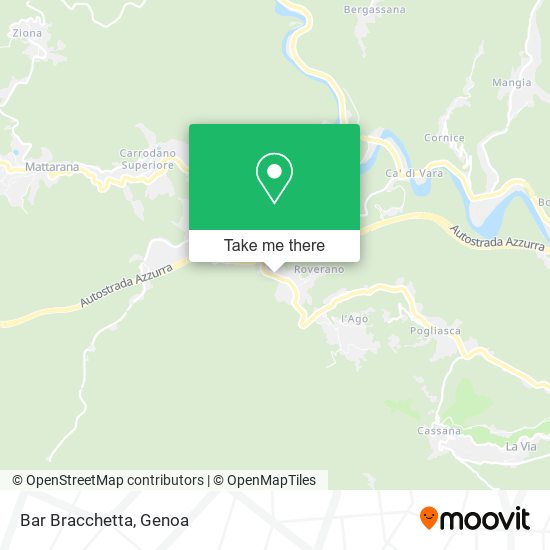 Bar Bracchetta map