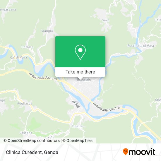 Clinica Curedent map