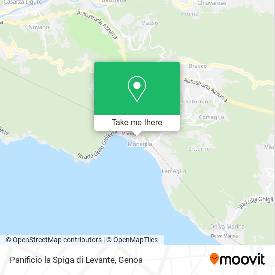 Panificio la Spiga di Levante map