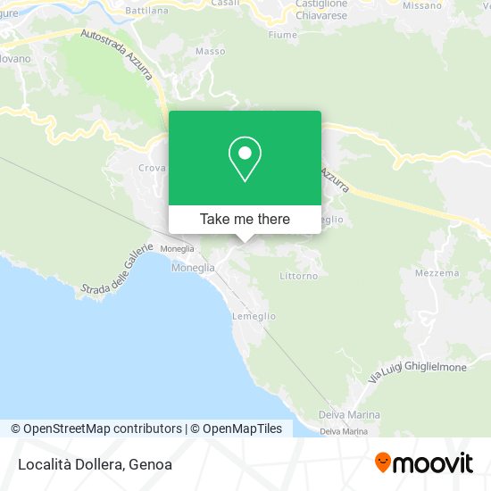 Località Dollera map