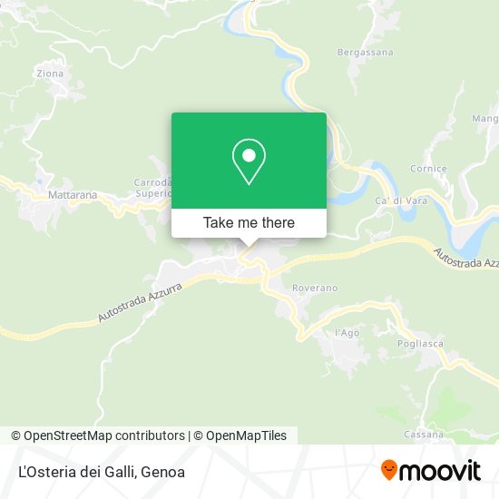 L'Osteria dei Galli map