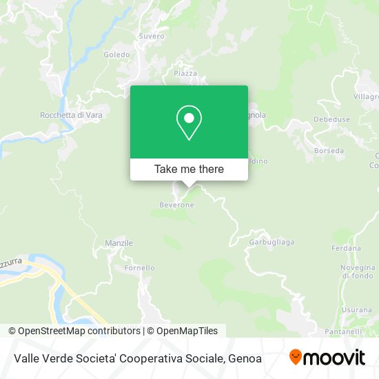 Valle Verde Societa' Cooperativa Sociale map