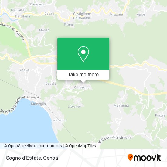 Sogno d'Estate map