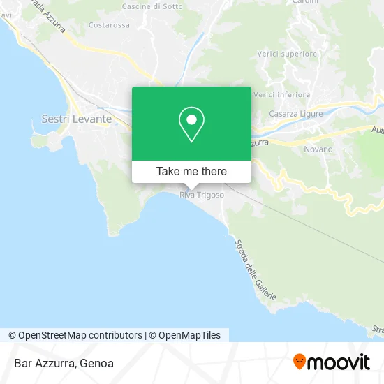 Bar Azzurra map